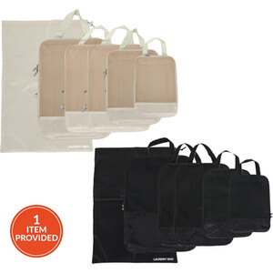 Pack of 6 Compression Packing Cubes