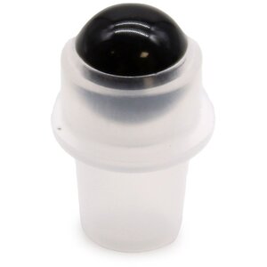 Black Tourmaline Gemstone Roller Tip for Essential Oil Bottles