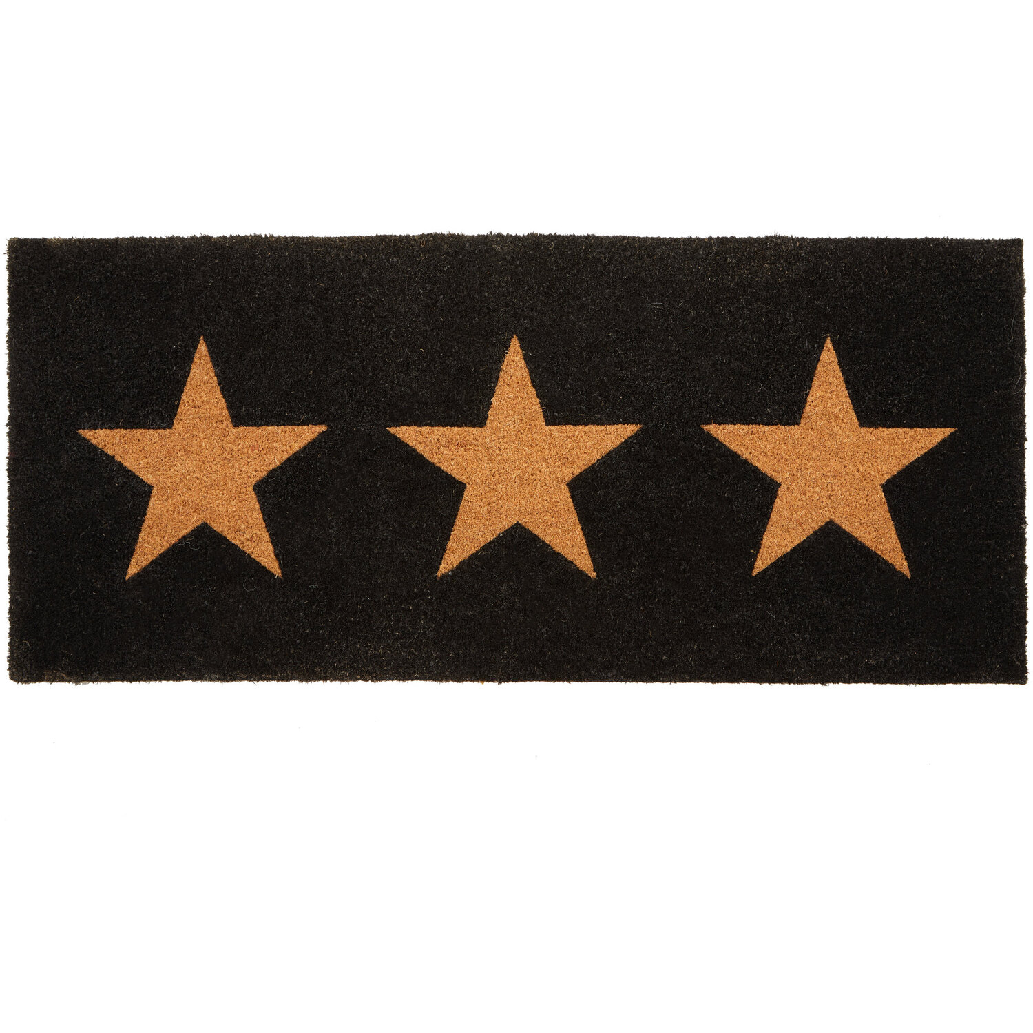 Orsina Three Natural Stars Extra Large Doormat | Size: 100 cm diameter