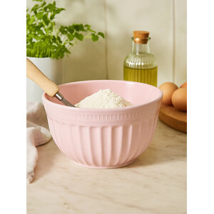 Alden Melamine Large Pink Mixing Bowl