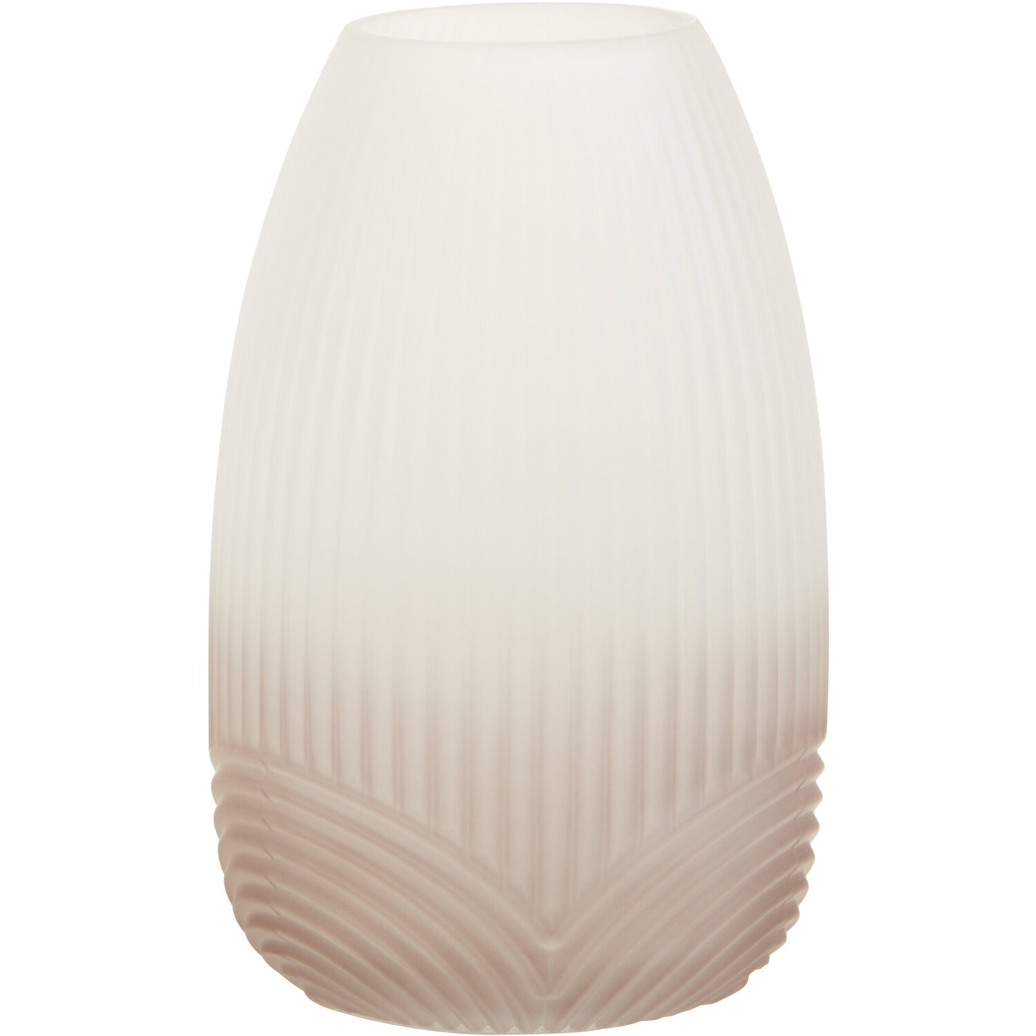 Chiara Large Natural Sand Effect Vase - Glass 100%