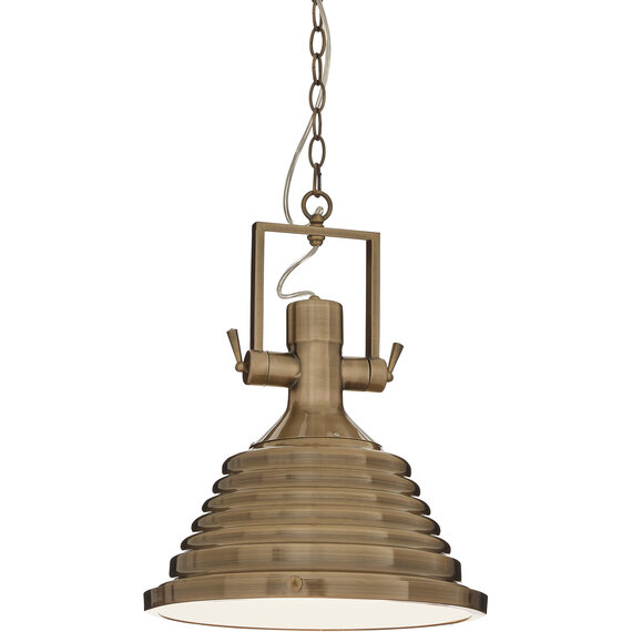 Lexington Medium Antique Brass Pendant Light