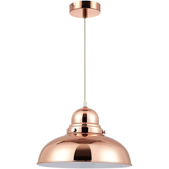 Jasper Bell Shaped Pendant Light with Copper Finish
