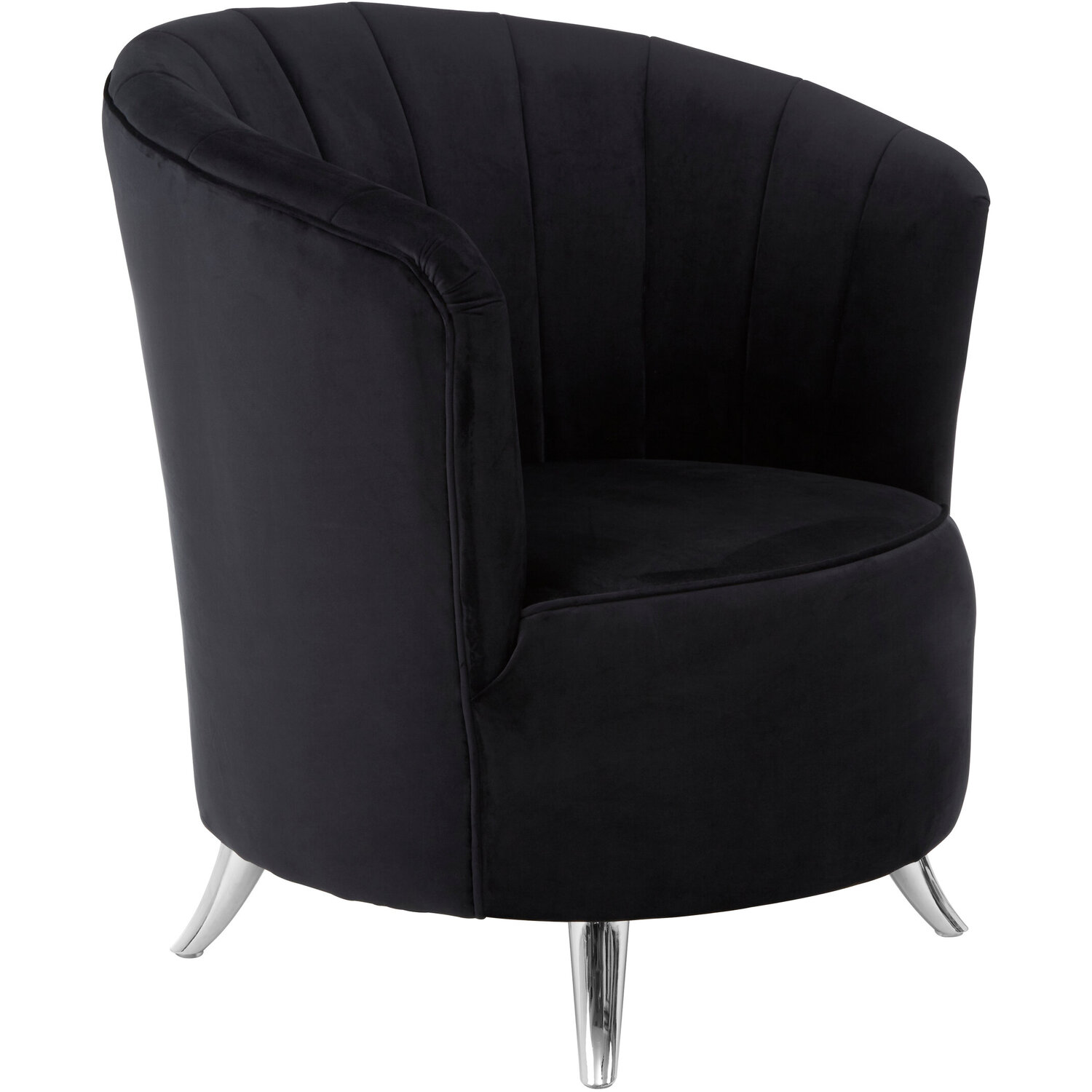 Maci Black Tub Chair - Black