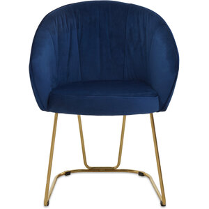 Veneto Midnight Velvet Curved Dining Chair