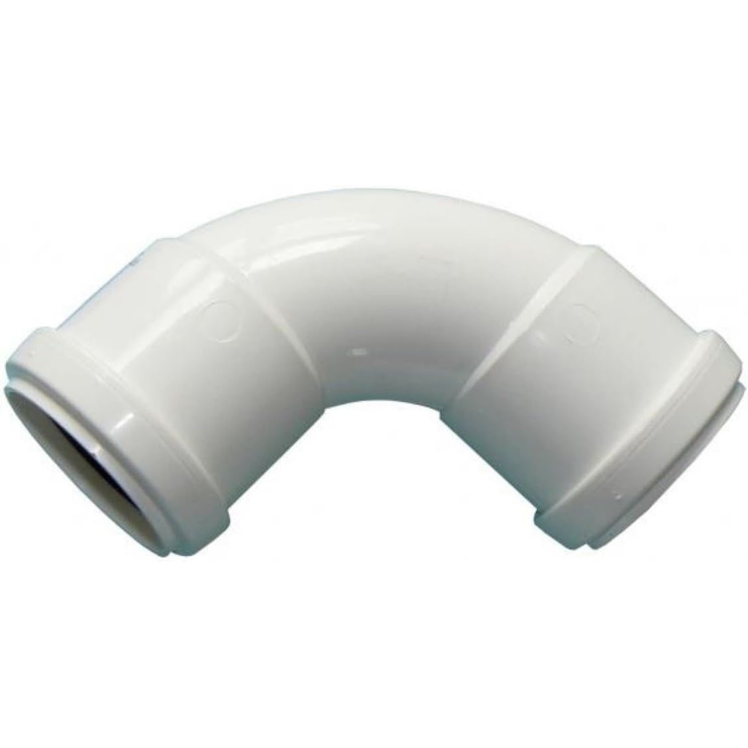 Floplast White Push Fit Waste Bend Swept - 92.5 Degree X 40Mm - Image 5