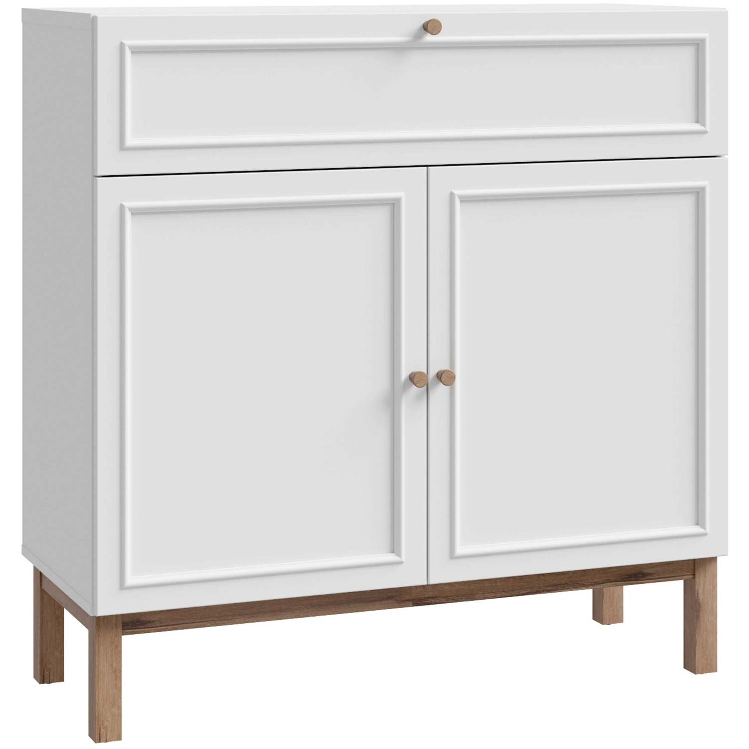 Sofia Console Cabinet Light And 2 Doors 1 Drawer - Grey