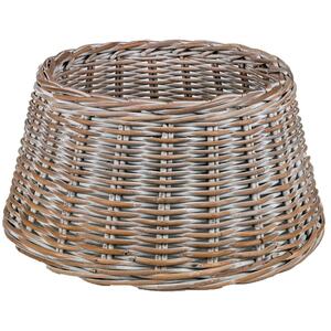 Christmas Tree Wicker Skirt - 50cm - White