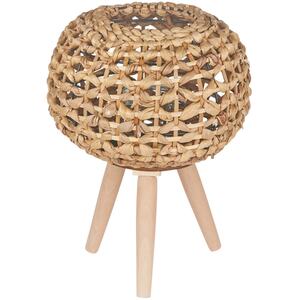 Bamboo Candle Holder - Brown