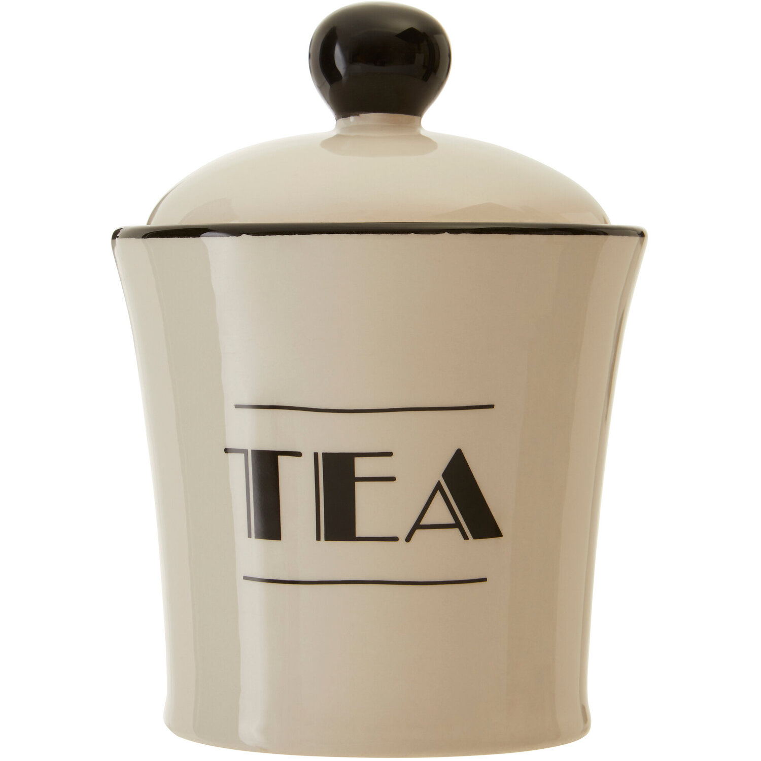 Broadway Tea Canister - Cream