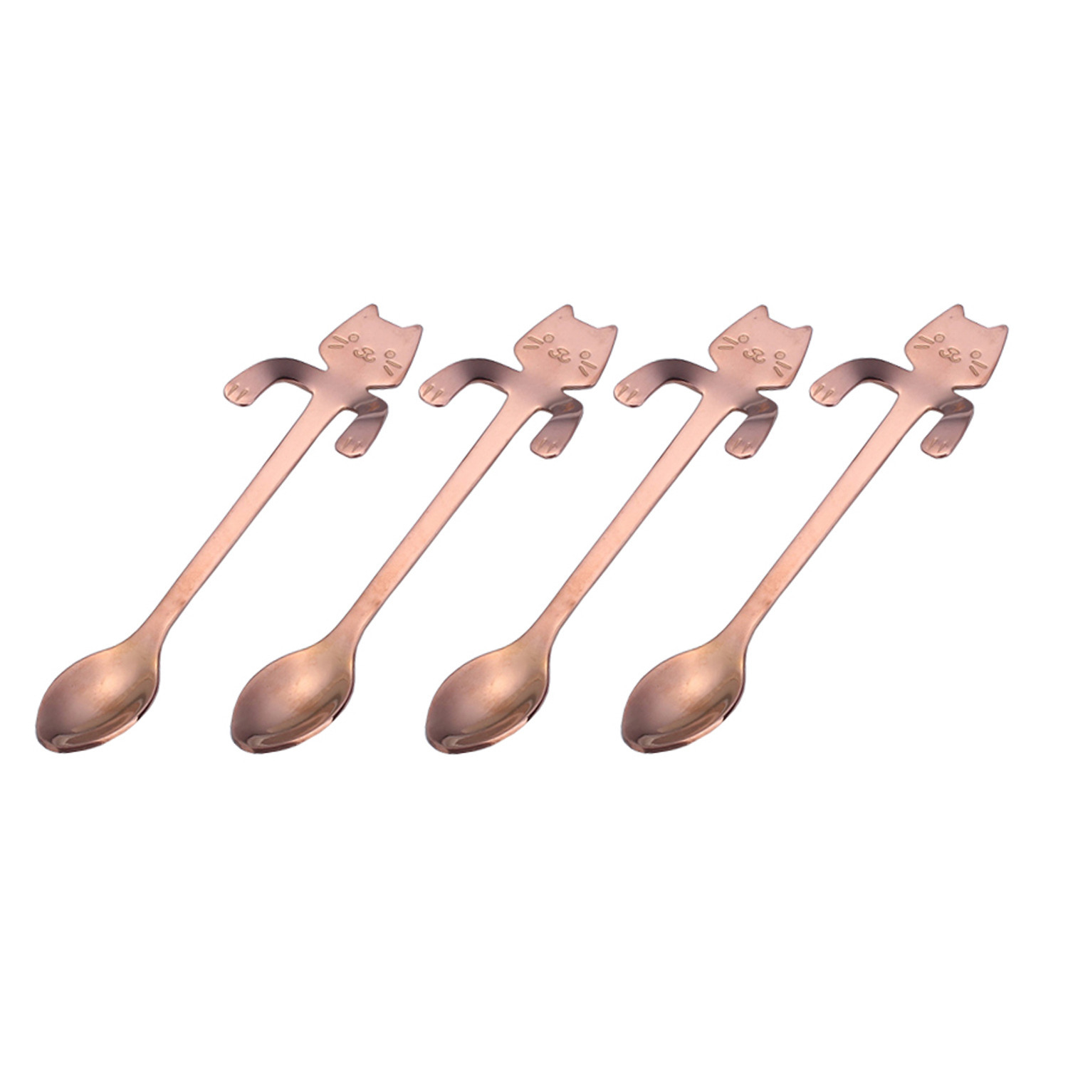 Image of Cosy Cat Stainless Steel Spoons -&hellip;