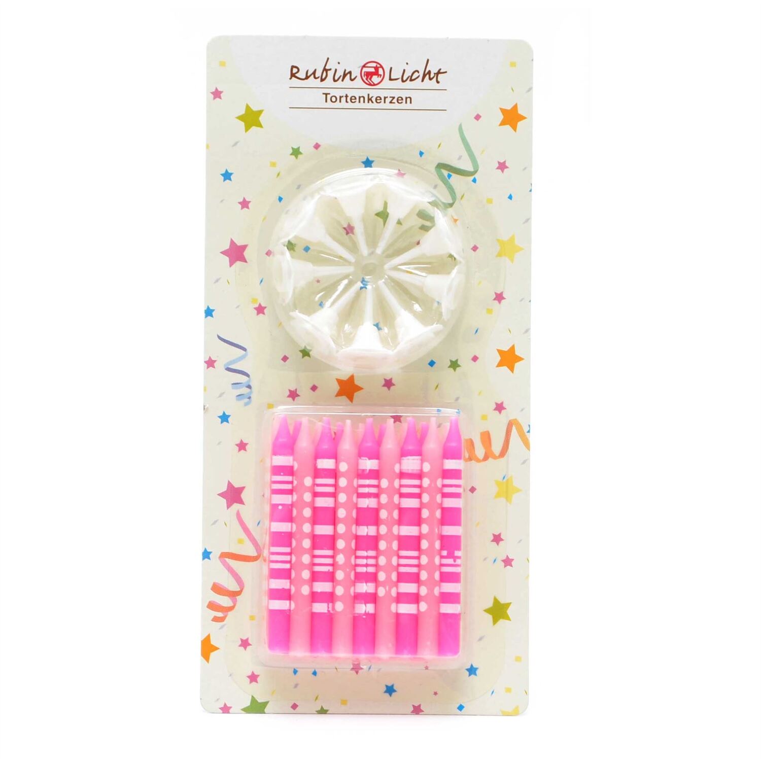 Shatchi Premium Celebration Cake Toppers & Milestone Birthday Candles Collection - Pink