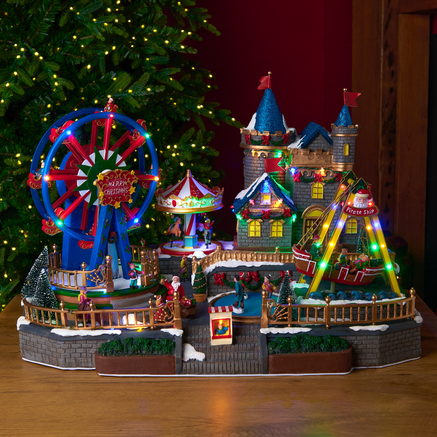 LED Christmas Fairground Model - Image 3