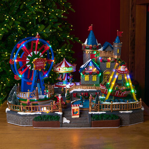 LED Christmas Fairground Model