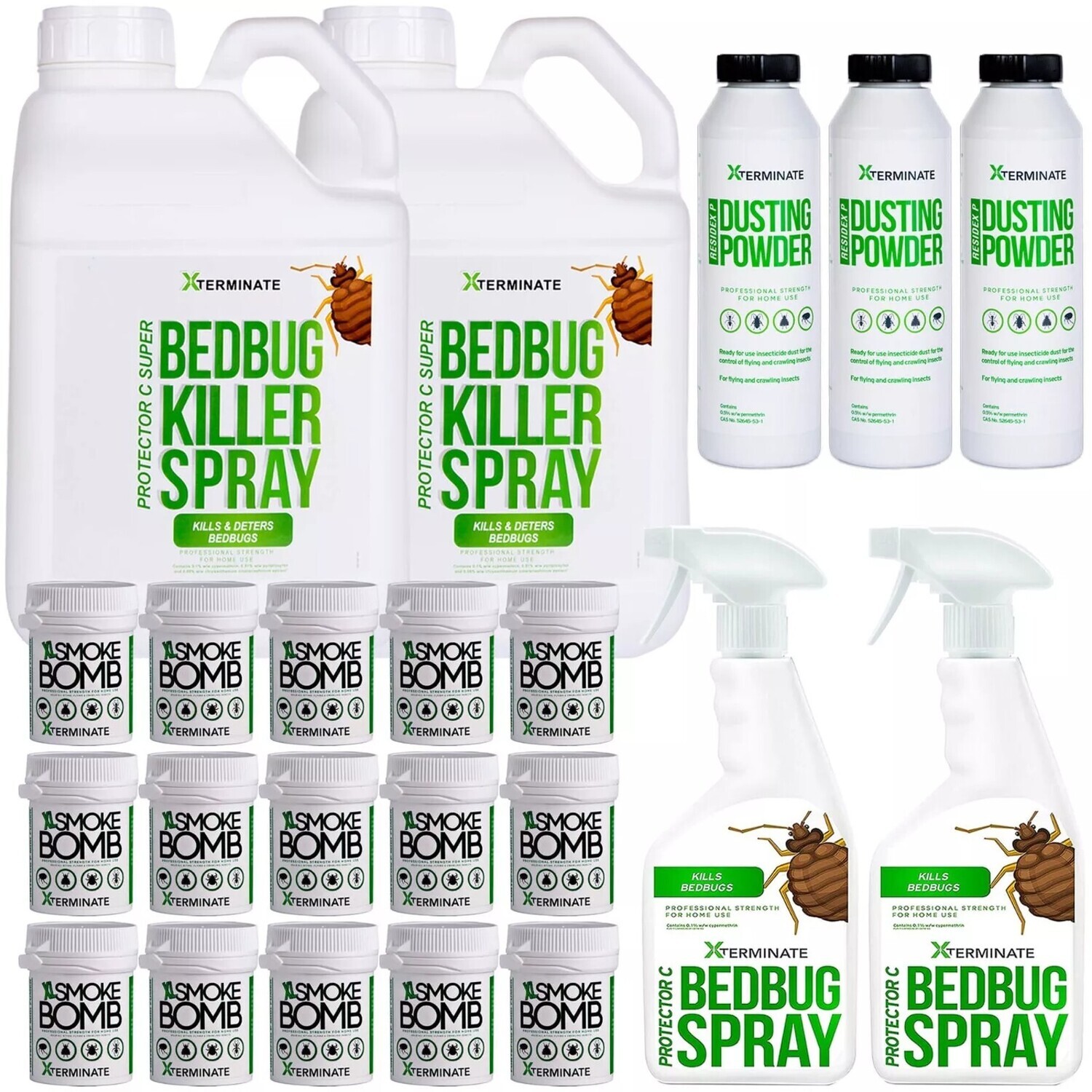 Insect Bed Bug Killer Control and Kill Treatment Kit