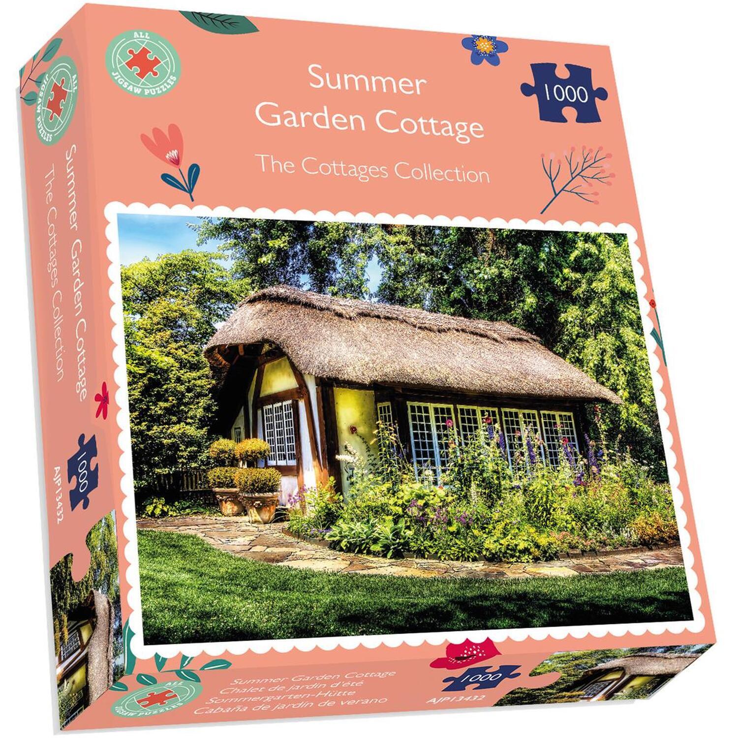 Summer Garden Cottage 1000 Piece Jigsaw Puzzle