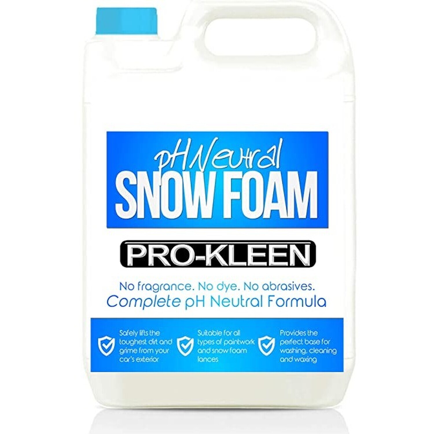 Pro-Kleen Ph Neutral Snow Foam Pre-Wash Car Shampoo - White / 5