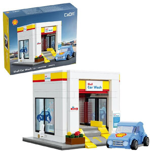 CaDa Shell Car Wash Construction Set 294 Pieces