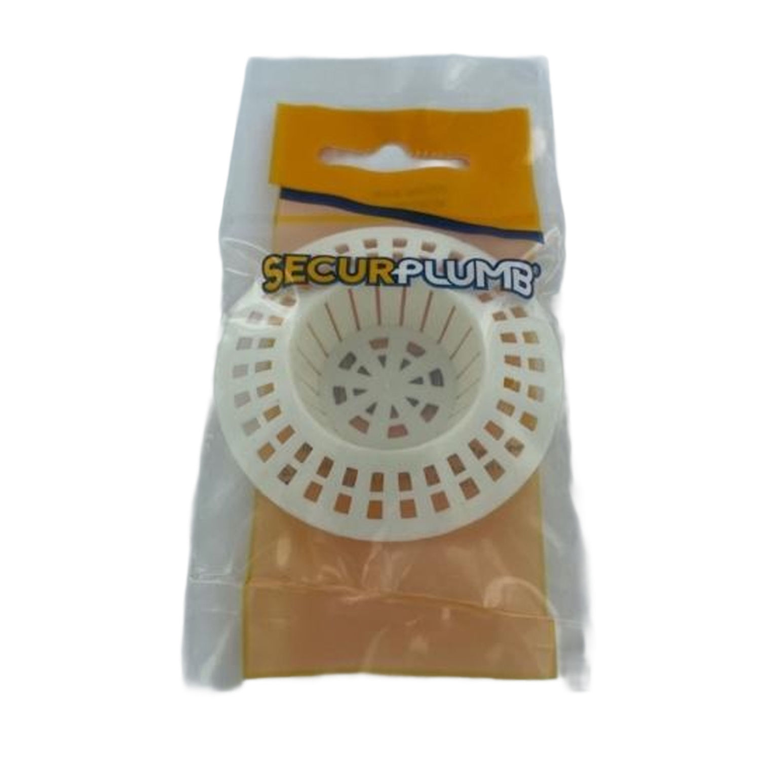 Securplumb Plastic Sink Strainer - White
