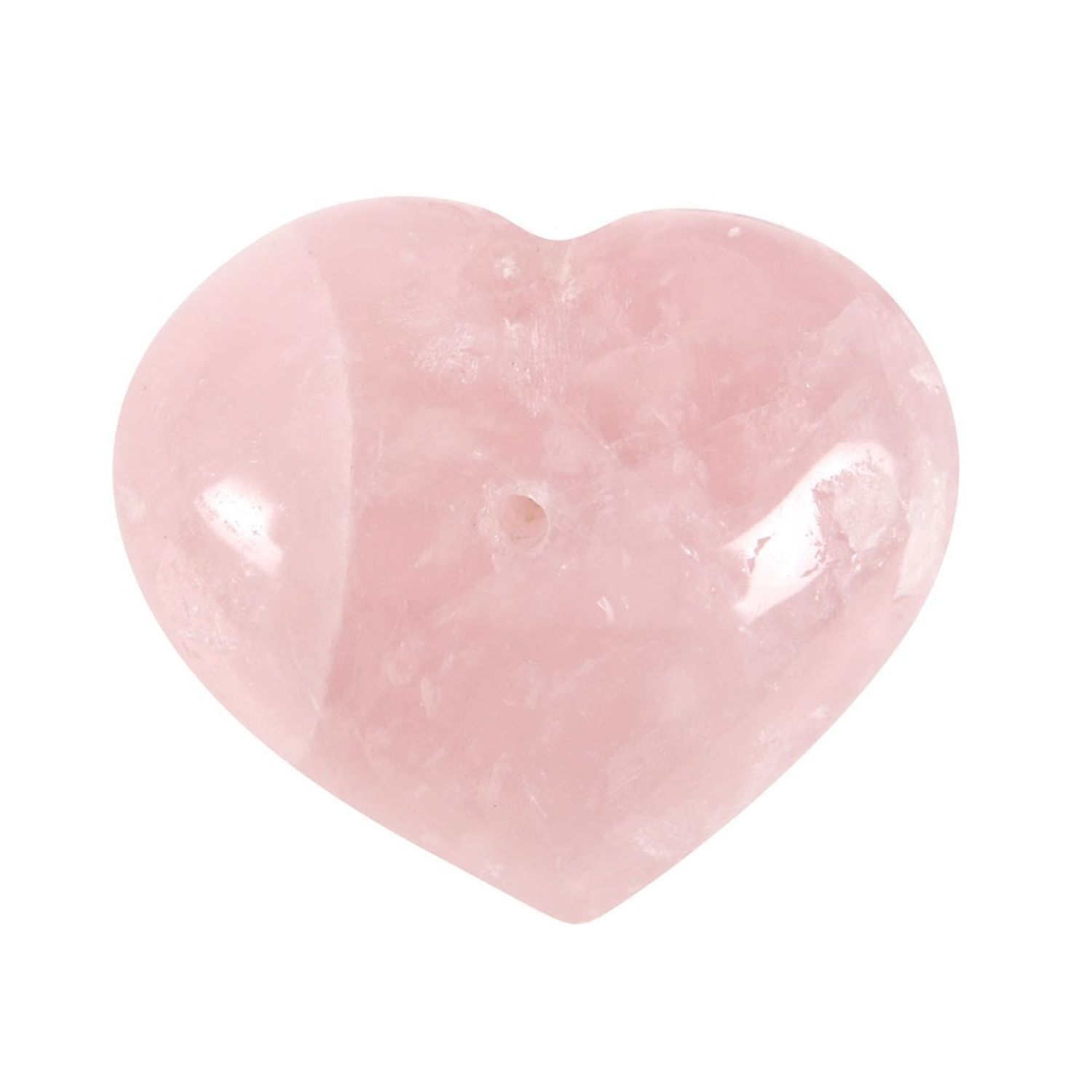 Something Different Unisex Pink Rose Quartz Heart Incense Stick Holder In - Image 2