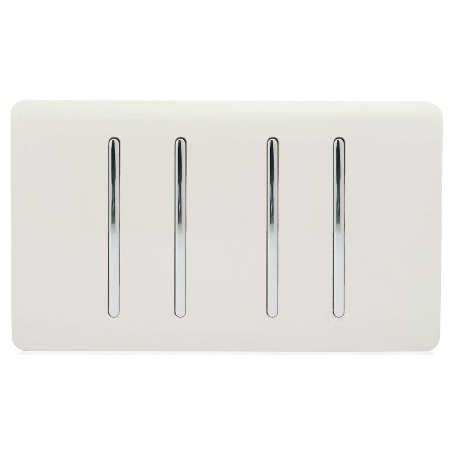 Trendi Switch Trendi 4 Gang 3 Way Intermediate 10 Amp Rocker Light Switch
