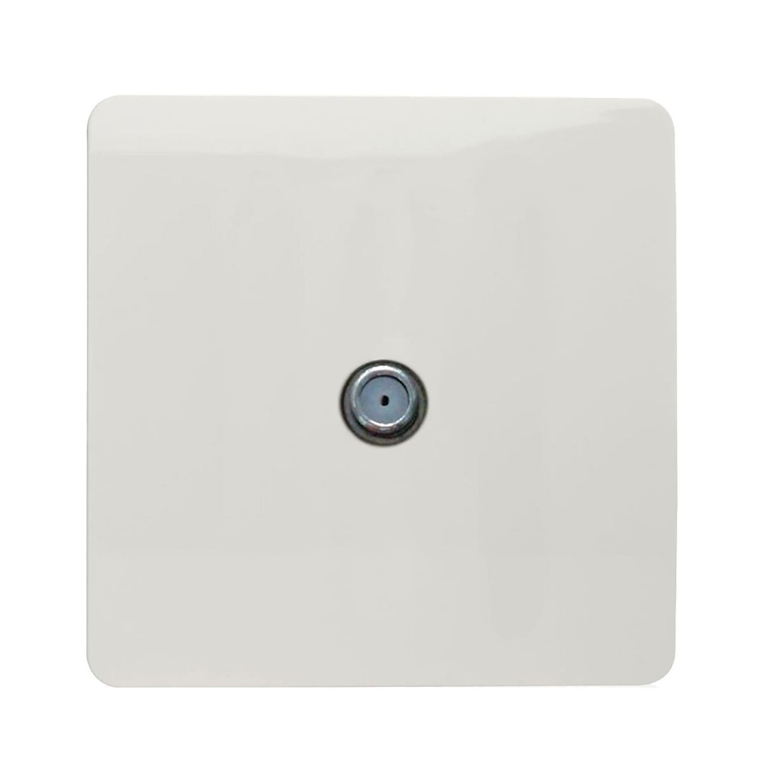 Trendi Switch 1 Gang Male F-Type Satellite Socket White - Image 3