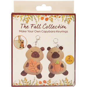 Make Your Own Capybara Keyrings Kit