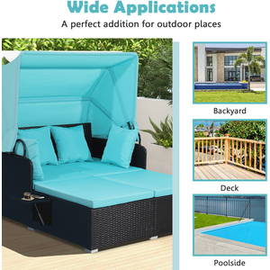 Patio Double Chaise Lounge