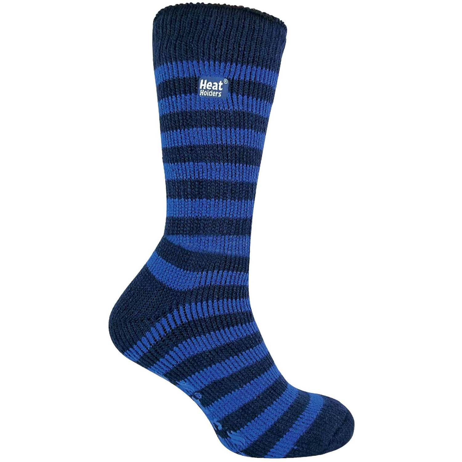 Heat Holders - Mens Thermal Slipper Socks - Navy - Size 6-11