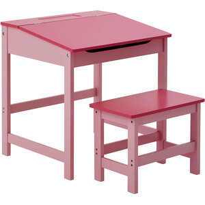 Jordan Childrens Pink Desk And Stool