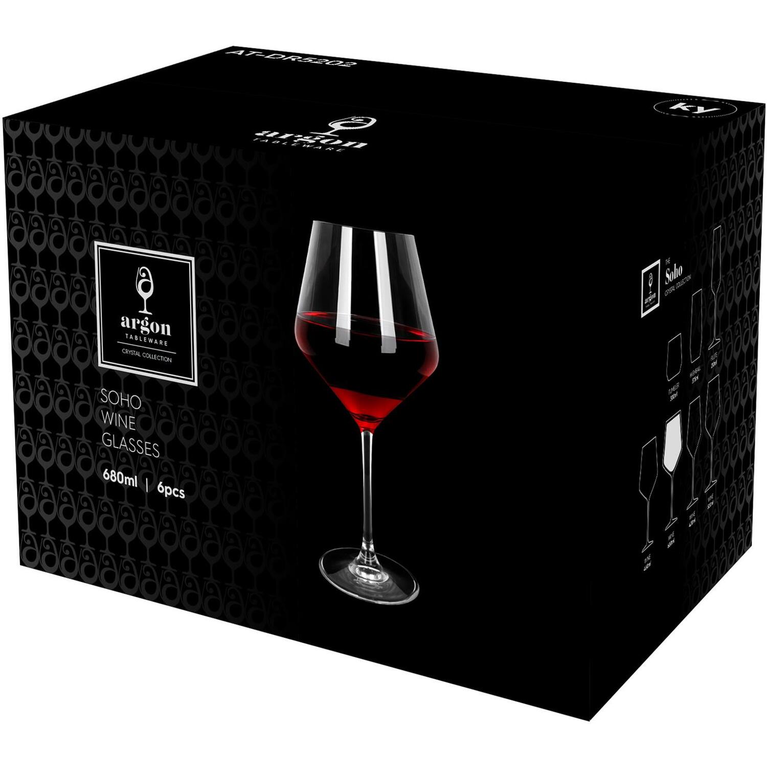 Image of Soho Crystal Red Wine Glasses -&hellip;