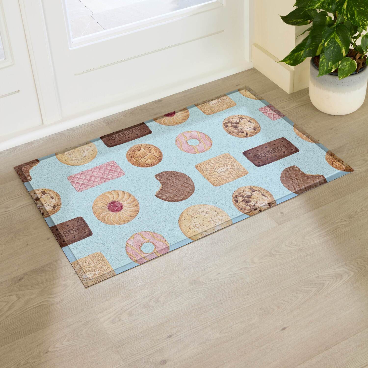 Artsy Mats Biscuit Mix Indoor/Outdoor Doormat (90X60cm) - Multi / 90 X 60Cm
