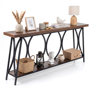 Industrial Long Sofa Table