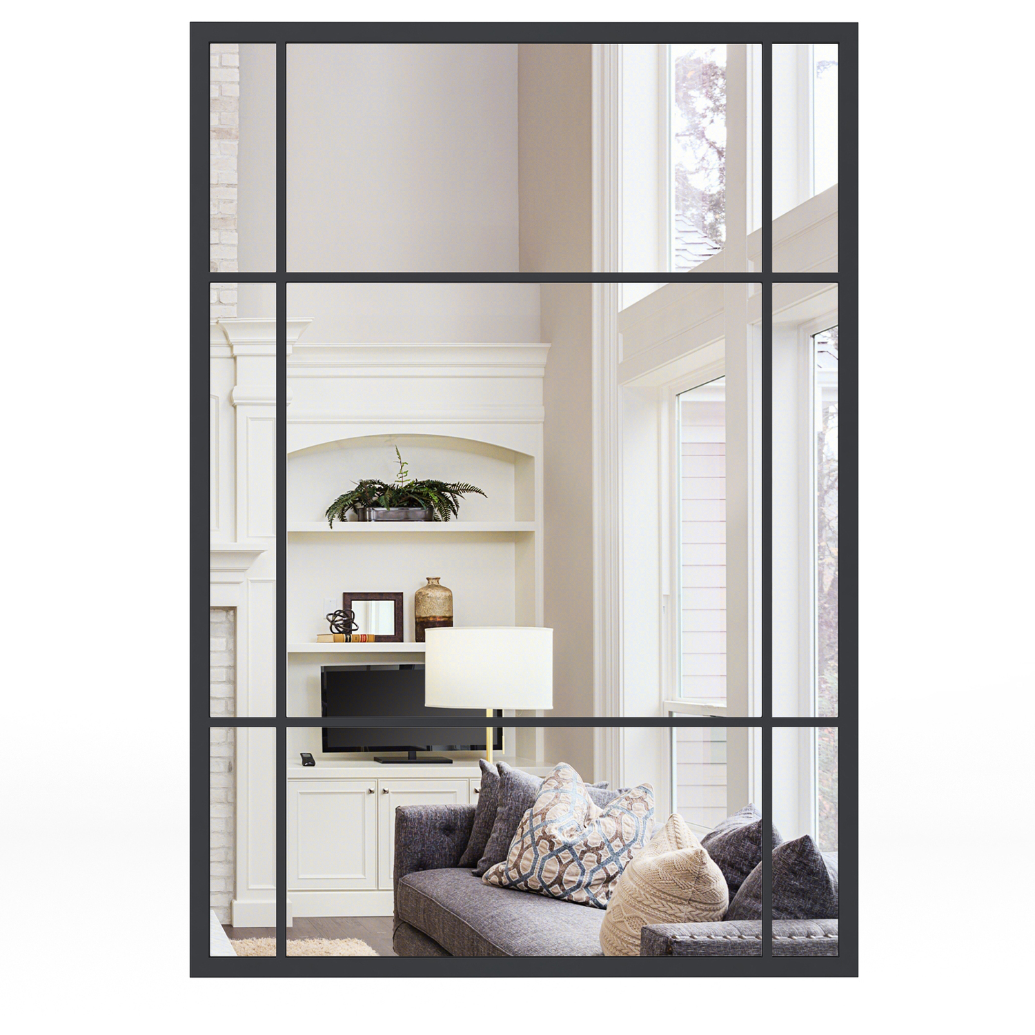 Costway Wall Mounted Mirror - Black
