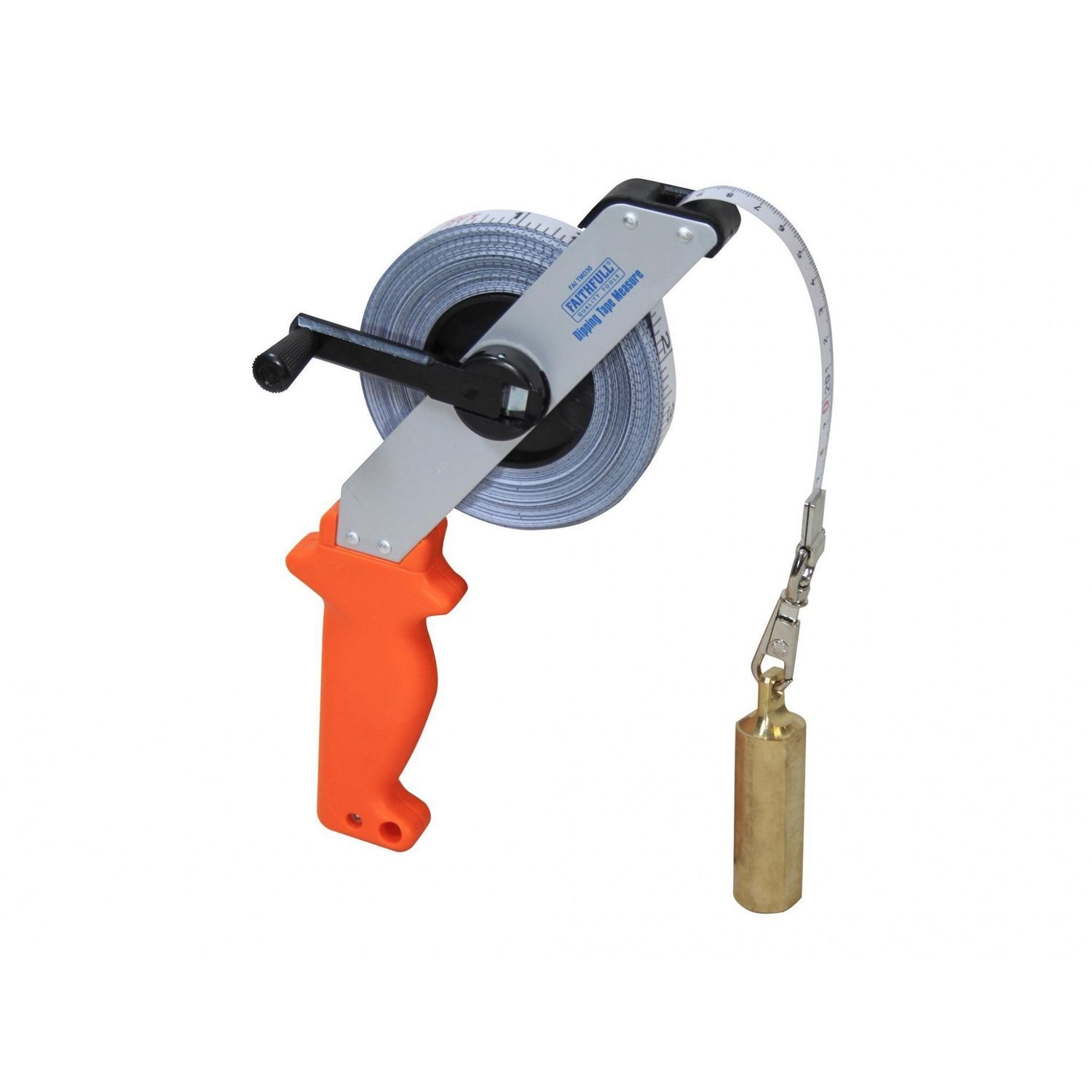 Faithfull Dipping Tape Measure With Weight 30M/100Ft - Multi Colour