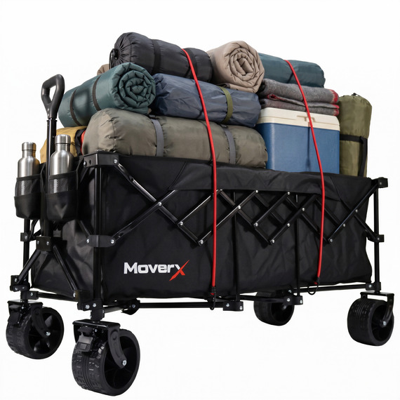 Folding Camping Festival Trolley on Wheels 300L