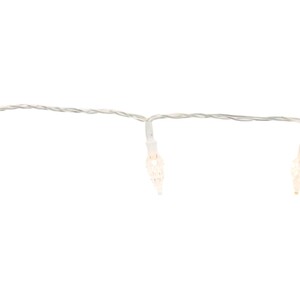 LED Silver and White Cone String Light