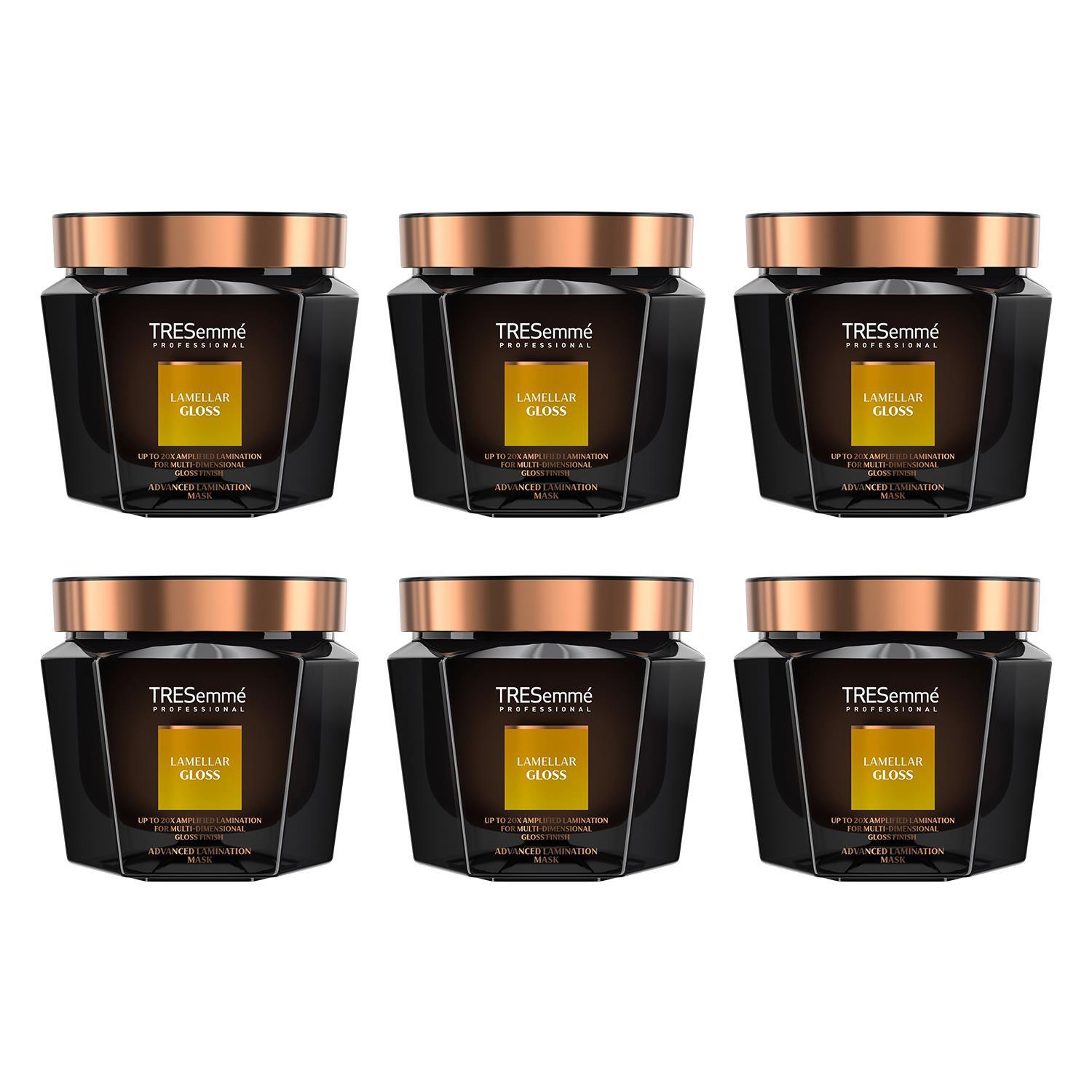 TRESemmé Lamellar Gloss Hair Mask, 300 ml | 20x amplified lamination*, multi-dimensional gloss, for a smooth fibre finish, high-shine mask, salon-grade gloss hair care - Image 3