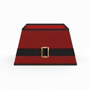 Pegdev Santa's Belt Christmas Tree Skirt Foldable Base Cover