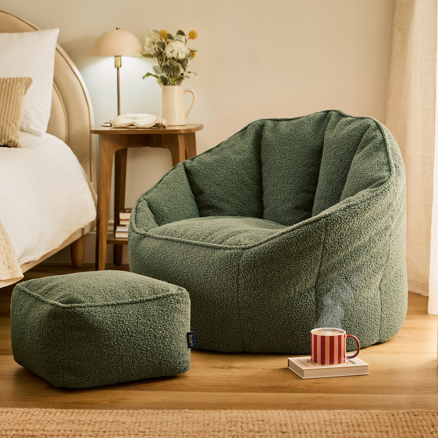 Boucle Bean Bag Set - Image 3