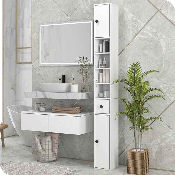 bathroom cabinet storage