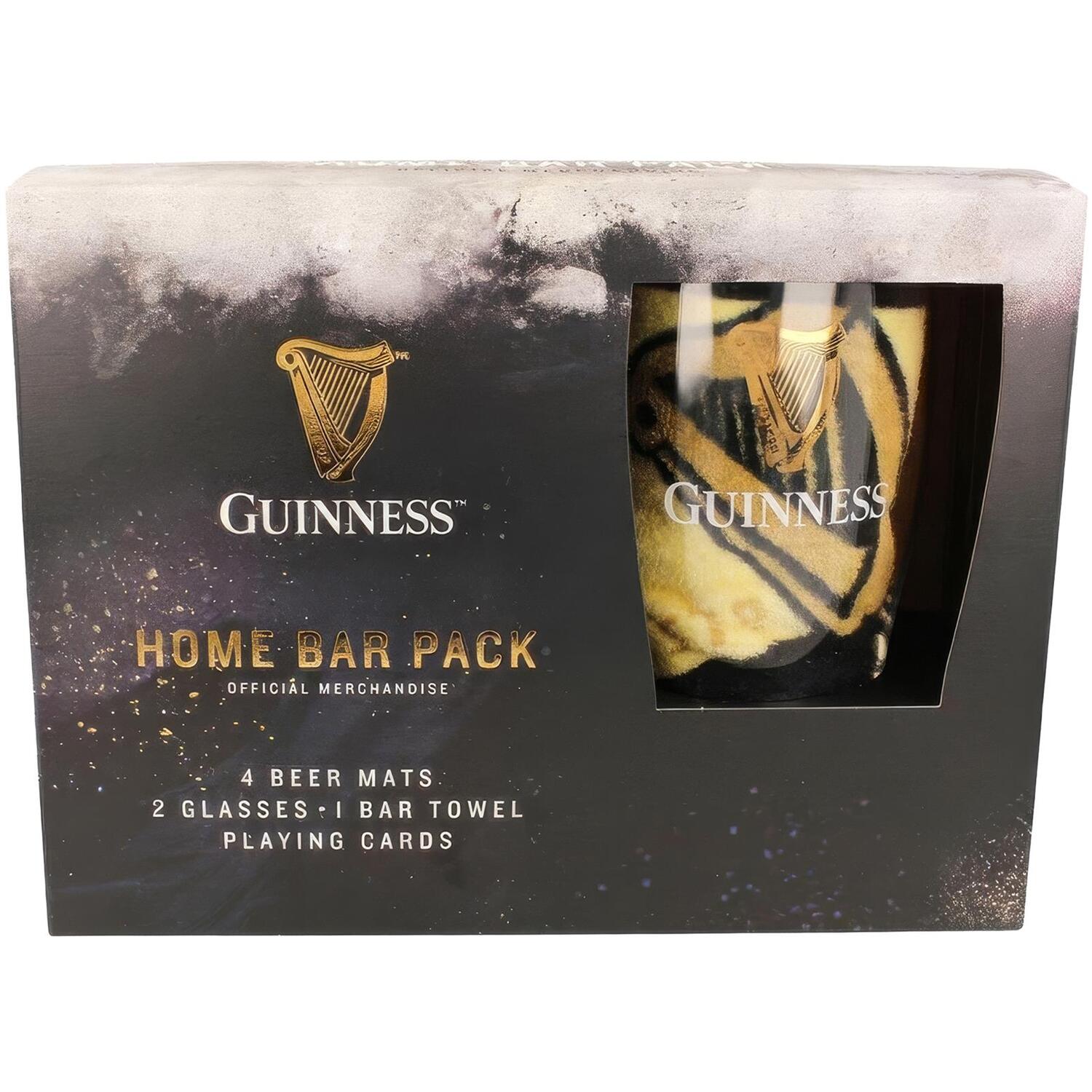 Guinness 8 Piece Home Bar Set - Clear - Image 3