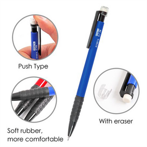 8 Sets of 0.7mm Mechanical Pencil and HB Lead Refills ¿ Comfortable Grip, Smooth & Precise Writing