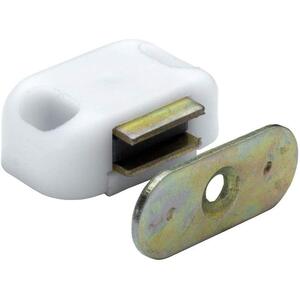 Dzina Magnetic Catches Mini White Premie Assorted Single Plate Pull Strength 30mm x 18mm x 11mm 10