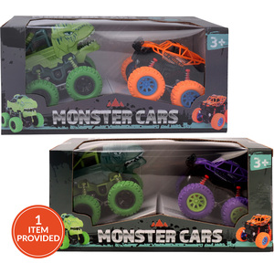 Pack of 2 Monster Toy Cars