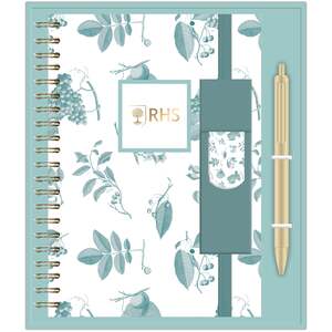 RHS Spiral Notebook Gift Set, Chinoiserie, 80 Pages, 80gsm Paper, Writing Pad