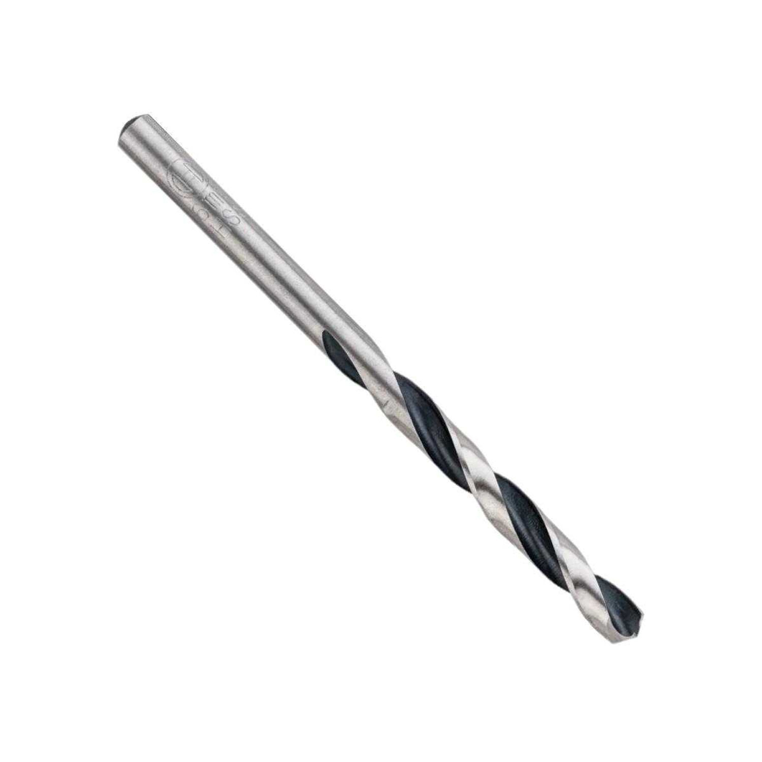 Bosch Pointteq Twisted Hss Drill Bit (Pack Of 2) - Silver/Black