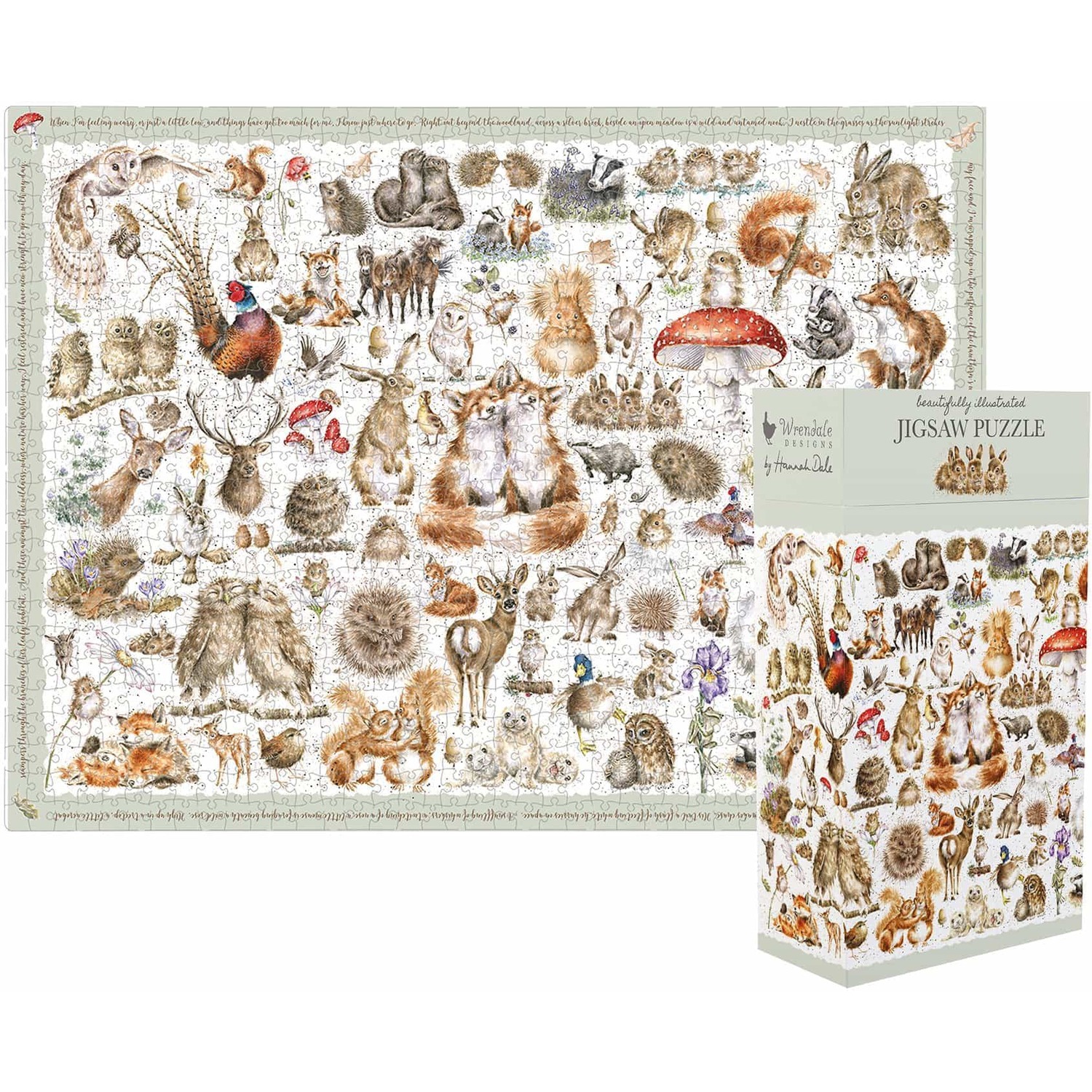 Wrendale Country Set Jigsaw Puzzle - 1000 Piece Puzzle and Guide Poster - Image 5