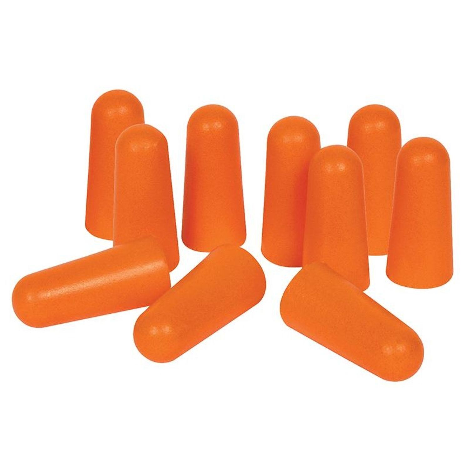 Vitrex Tapered Disposable Earplugs Snr 33 Db (5 Pairs) - Multi Colour