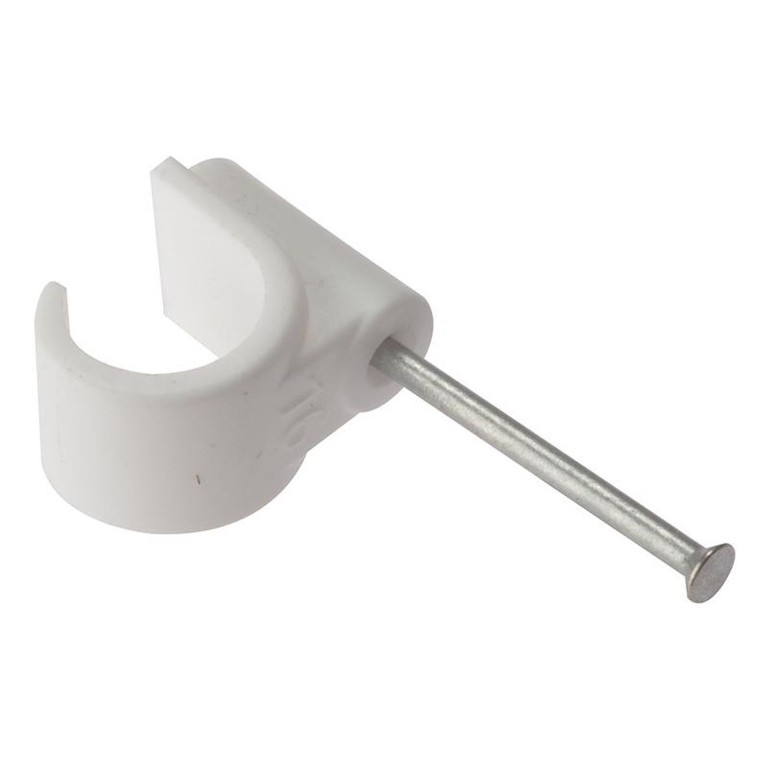 Forgefix Pipe Clips With Masonry Nail A - Multi Colour